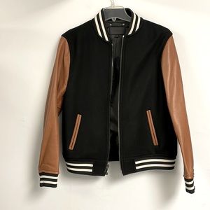 Coach leather varsity jacket (new without tags)
